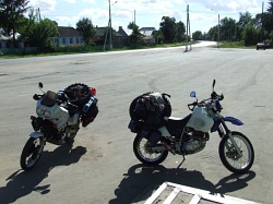 Motocykle  przygotowane do drogi