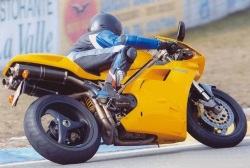 Ducati 996 yellow