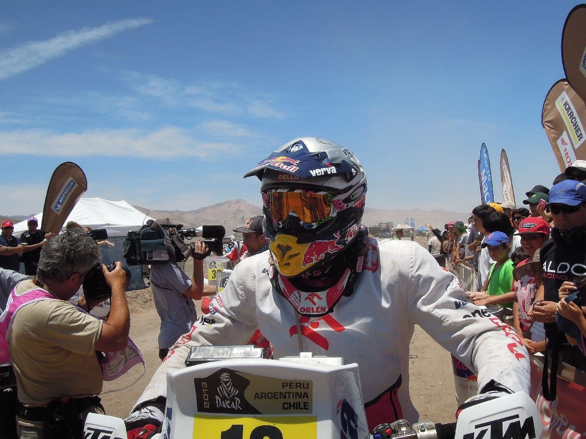 Kuba Przygonski etap 12 Dakar 2013 z