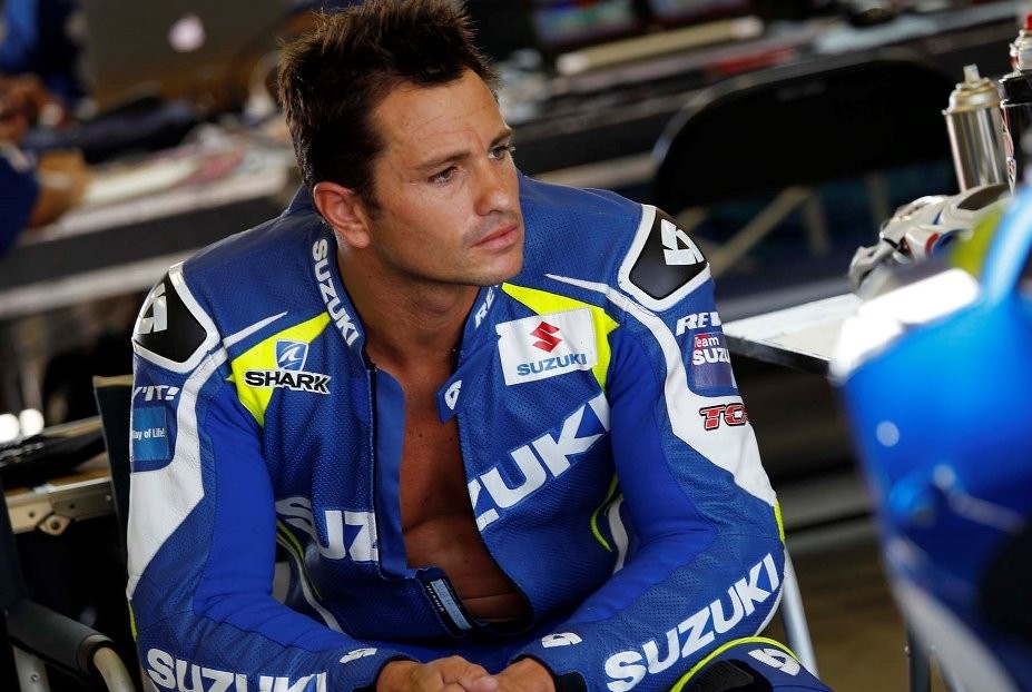 Randy De Puniet Testy Suzuki MotoGP z