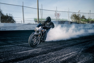 victory octane worlds longest motorcycle burnout rolling