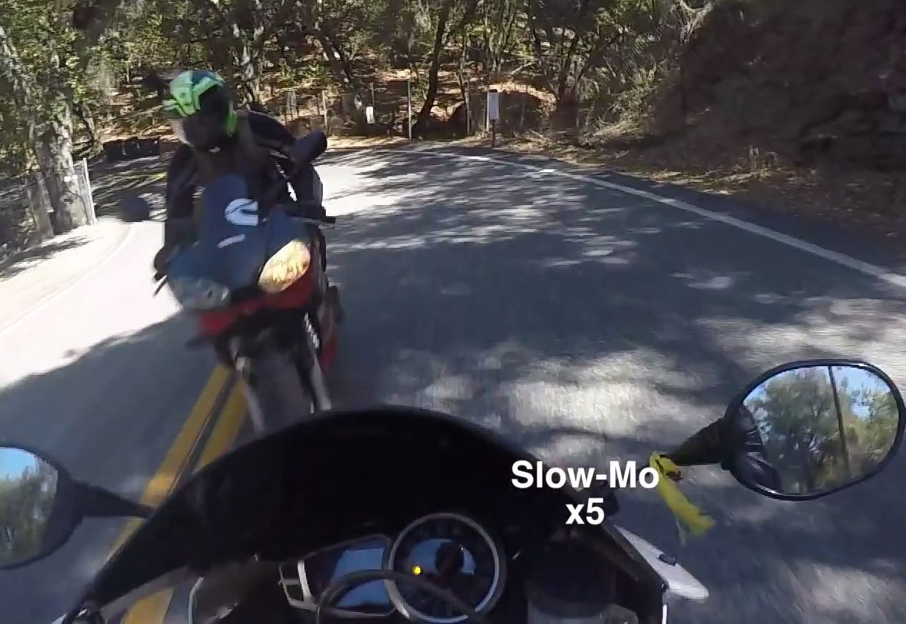 motocyklem na czolowke z