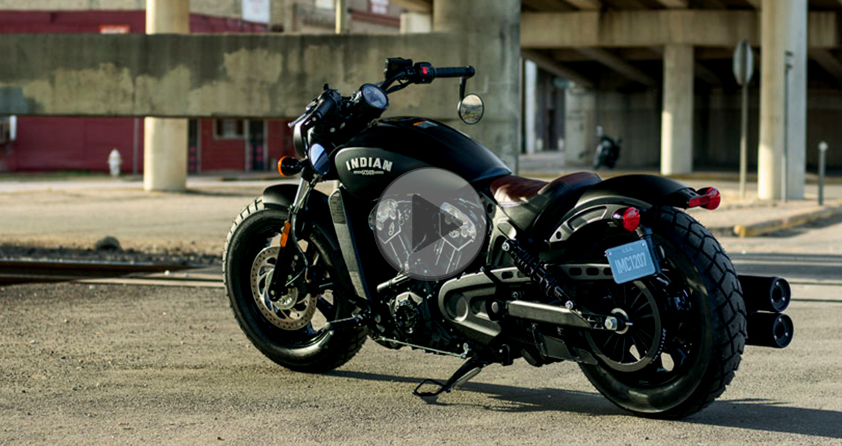 Indian Scout Bobber statyka z