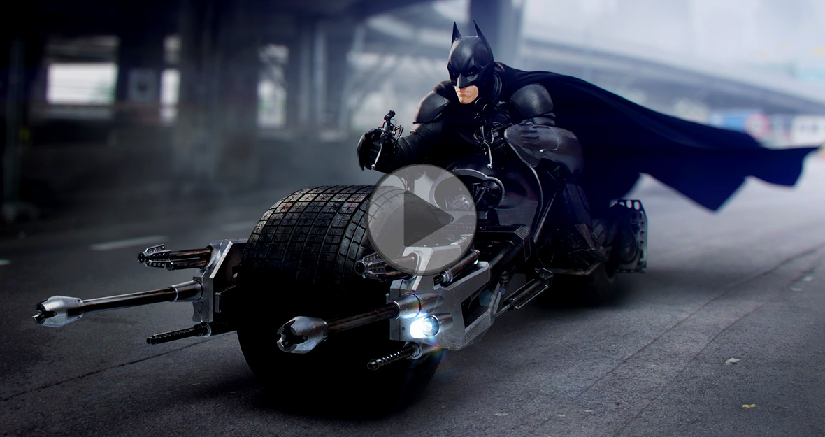 Batman motocykl mroczny rycerz z