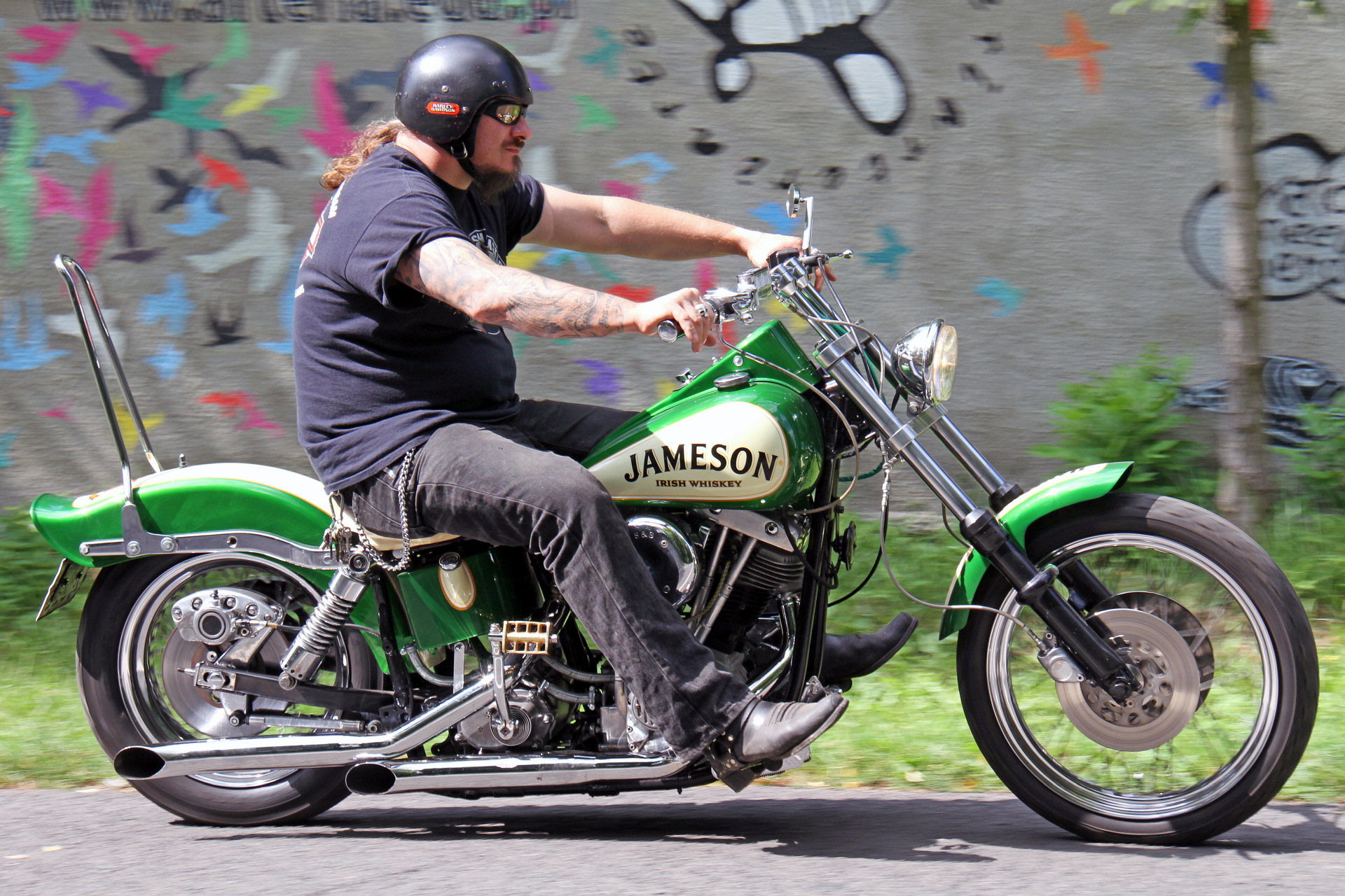 Harley Davidson Shovelhead custom bike z