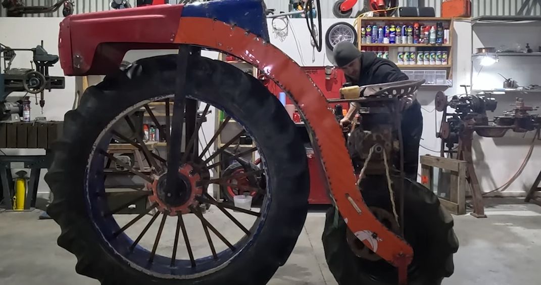 motocykl traktor 1 z