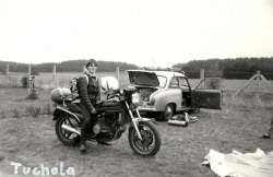 Pierwszy motocykl 750ccm Rafala zakupiony za sprzedana 250ke i Fiata 127