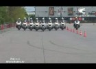 Policjanci na motocyklach - treningi na Bemowie