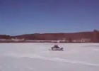 Uciekający skuter śnieżny - wypadek