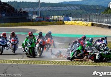Nurburgring crash SBK