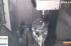 Kask z bloku aluminium - wycinanie