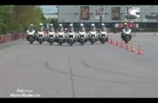 Policjanci na motocyklach Bemowo