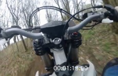 Husqvarna TE 300 - przejazd Michal Mikulski