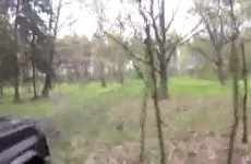 Linka w lesie - kolejna pulapka na motocykle