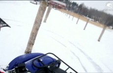 Motocykle quady i skutery sniezne na lodzie jeziora Sniardwy
