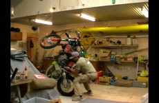 Nowy sposob zaladunku motocykla