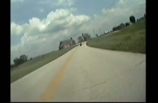 Pickup vs motocyklista - proba morderstwa na drodze