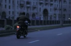 Rosyjska reklama na Kawasaki W650