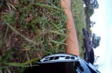 Samolot atakuje trenujacego wheelie