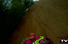 Trening motocross - kamera na kasku Justin Barcia