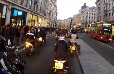 WOSP 2014 - parada motocykli w Londynie