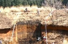 Zjazd crossem po pionowej scianie