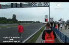 Marcin Wilk wypadek na starcie bmw cup