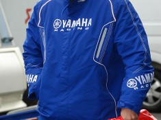 Przemek Saleta spacer po paddocku Brno 2010