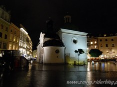 Krakow wieczorem