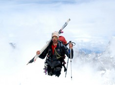 Alpinista gory Chamonix