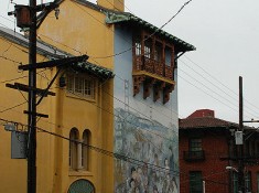 Domy w dzielnicy chinskiej w San Francisco