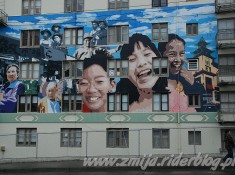 Malowidla na scianie w China Town w San Francisco
