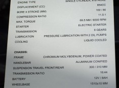Specyfikacja Dakarowki KTM 690