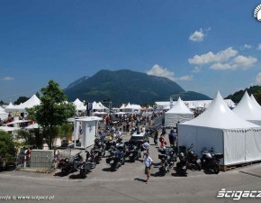 Widok na miasteczko BMW Motorrad Days