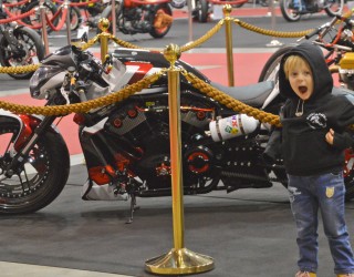 Harley Davidson V rod Grunwald Bohemian Custom Motorcycle Show z