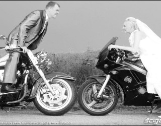 motocyklowe wesele Zaneta i Marcin