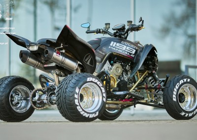 Yamaha Raptor z silnikiem 1199 Panigale. Gdyby Ducati stworzyło quada mógłby wyglądać właśnie tak [ZDJĘCIA]
