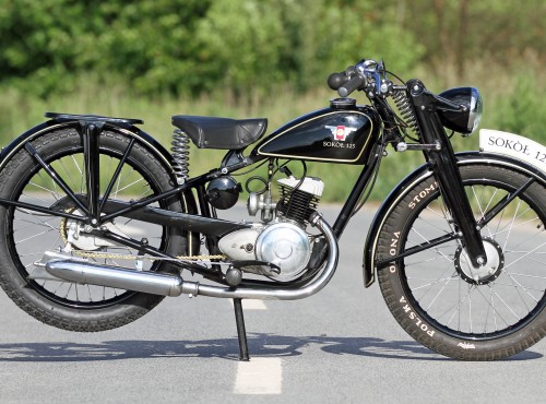 Sok 125 oznaczony kodem M01. Tak wyglda pierwszy motocykl, produkowany w Polsce po II wojnie wiatowej