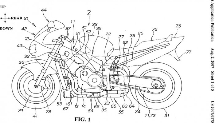 2008 Honda VFR opatentowana