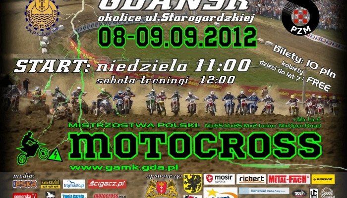 MOTOCROSS Mistrzostwa Polski: MX65, MX85, MX2 Junior, MX Open + Quad