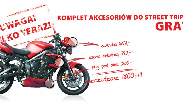 Leasing bez �ciemy i akcesoria w gratisie! Promocja w Triumph