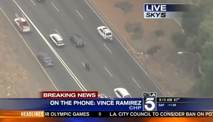 Po�cig za motocyklem w ameryka�skim stylu