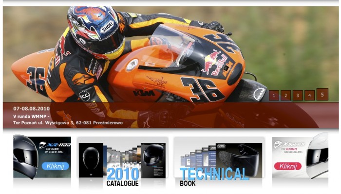 Strona SHOEI w j�zyku polskim