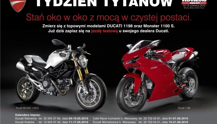 Tydzie� Tytan�w - dni otwarte Ducati