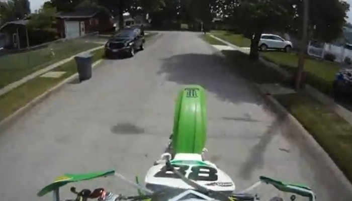 Wheelie z zaskakuj�cym fina�em