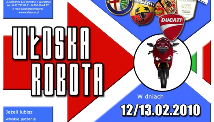 W�oska Robota w Cafe Racer �omianki