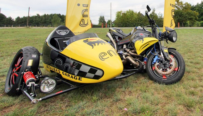 Buell 125 CR z Turbo, Nitro, koszem bocznym i pochylaniem w zakrtach