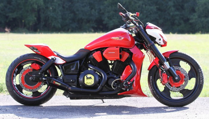 Honda VTX 1800. Sportowa rakieta na bazie cikiego cruisera z warsztatu Szajba's Garage