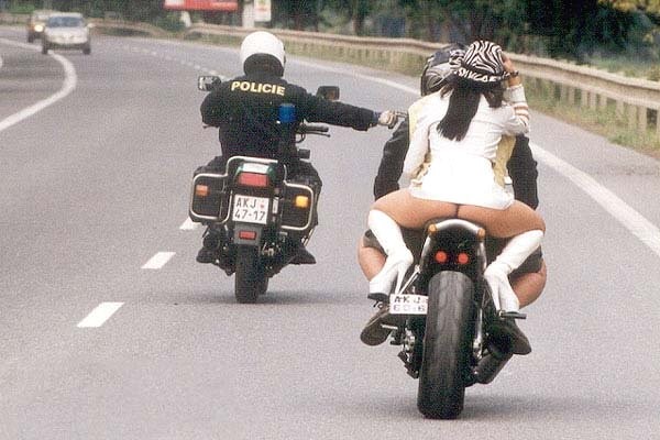 Kontrola drogowa - Policja a motocyklici