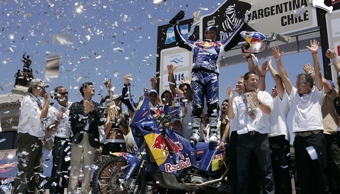 Cyril Despres i jego KTM 450 Rally przed Dakarem 2011